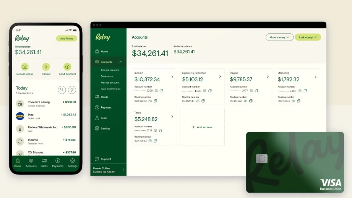 Relay Review: Small Business Best Bank Account?