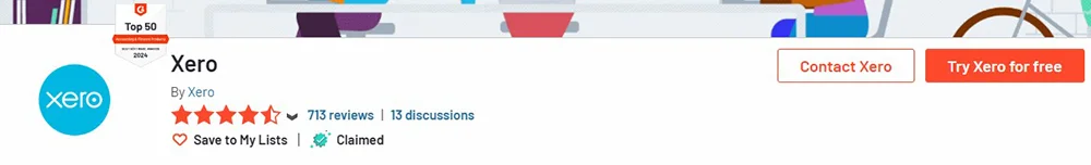 Xero Accounting Software User Rating