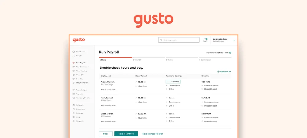 Gusto Payroll