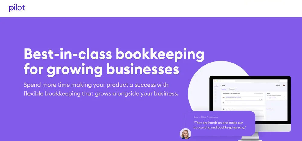 Pilot Best Bench Bookkeeping Alternatives for Small Business