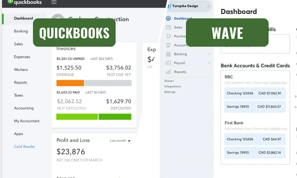 QuickBooks vs Wave